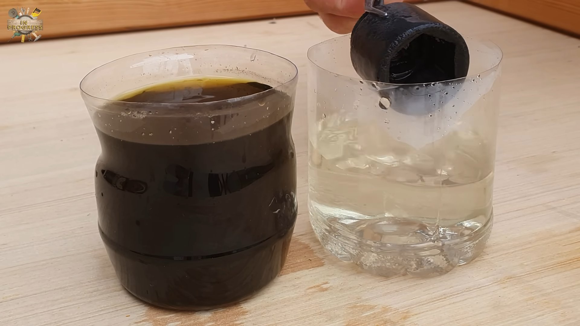Salz und Wasserstoffperoxid Reaktion