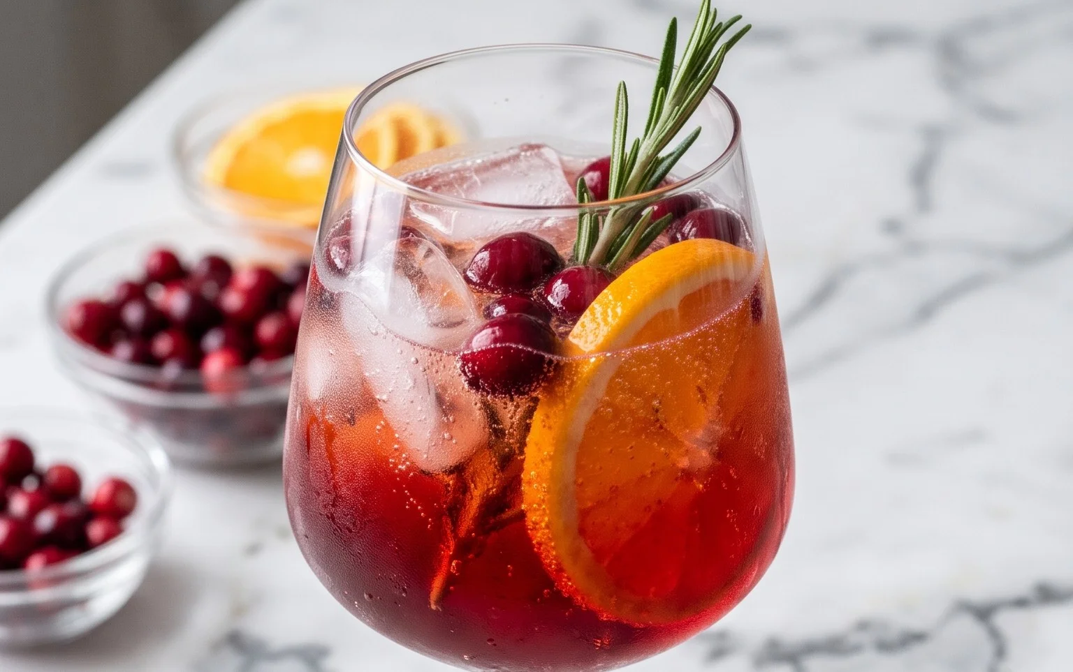 Recette Cranberry Aperol Spritz Facile et Fruité
