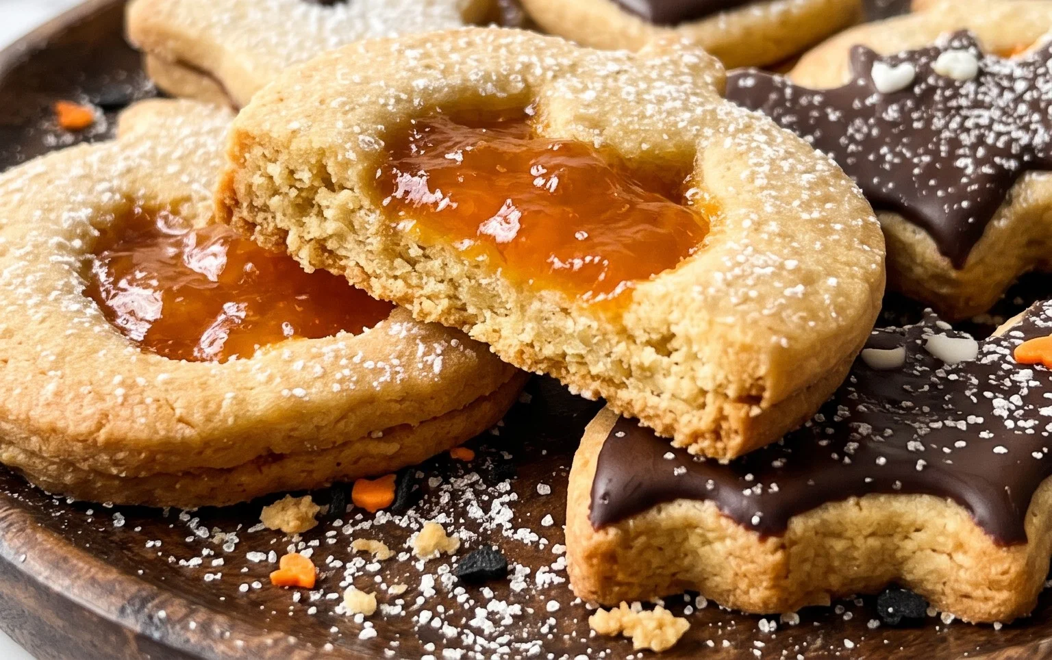 Halloween Shortbread Cookies