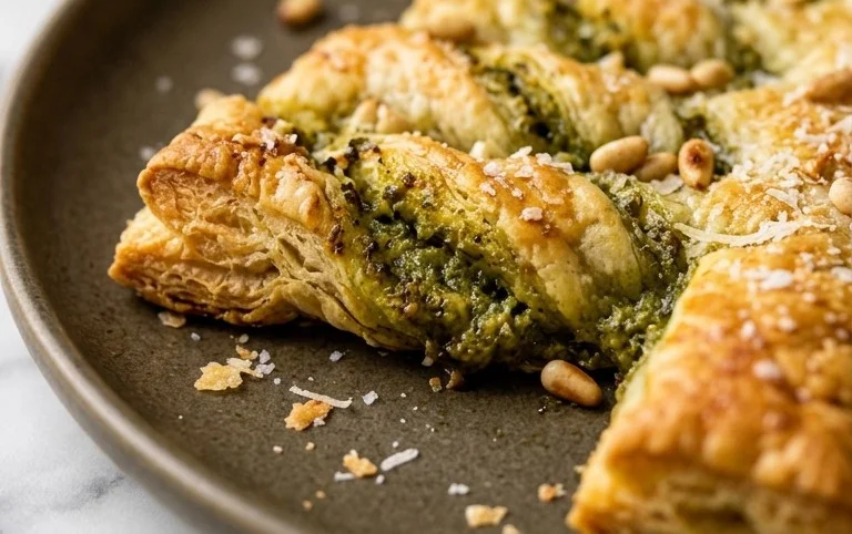 Sapin feuilleté au pesto